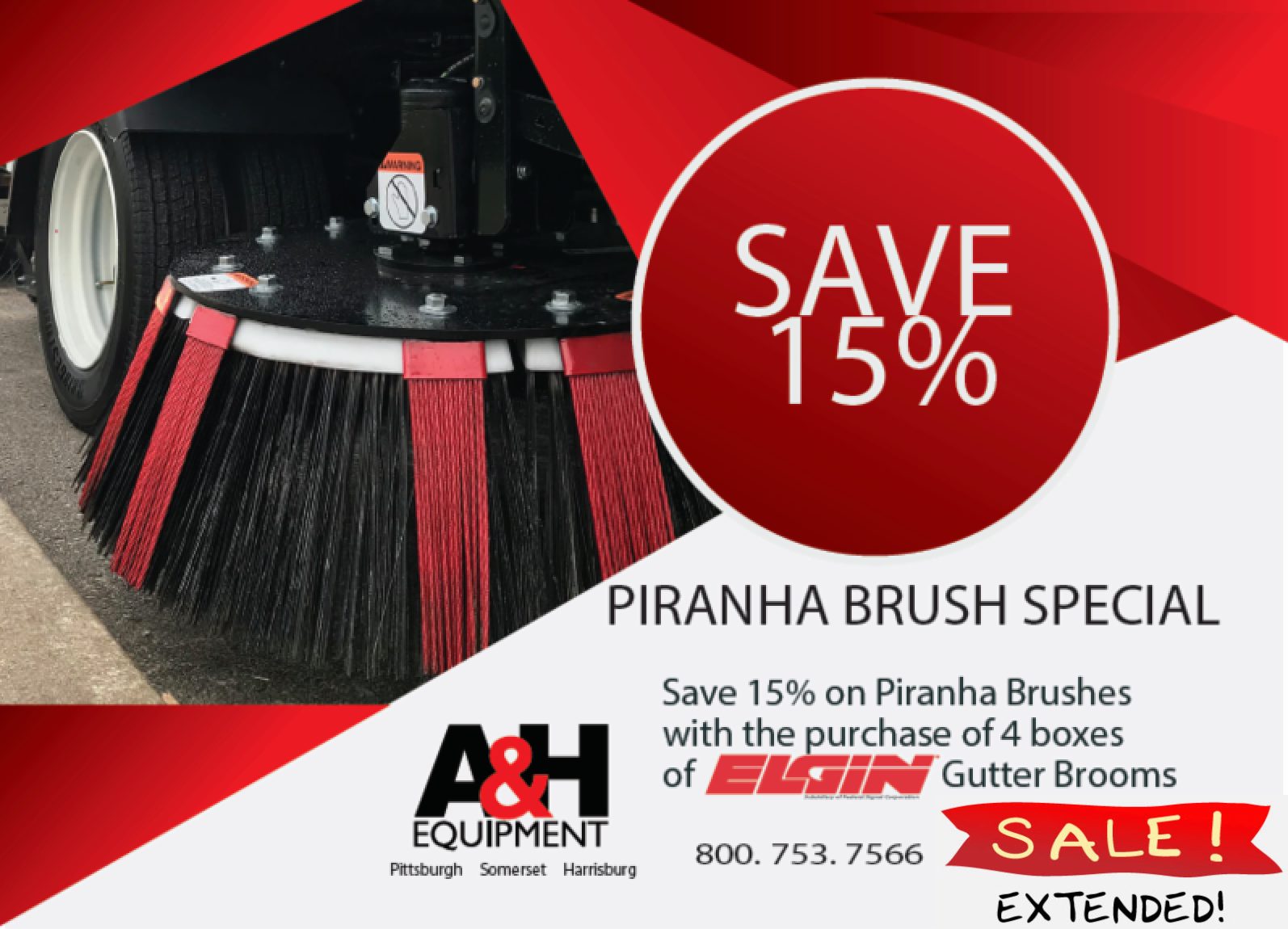 PIRANHA BRUSH PROMOTION EXTENDED!