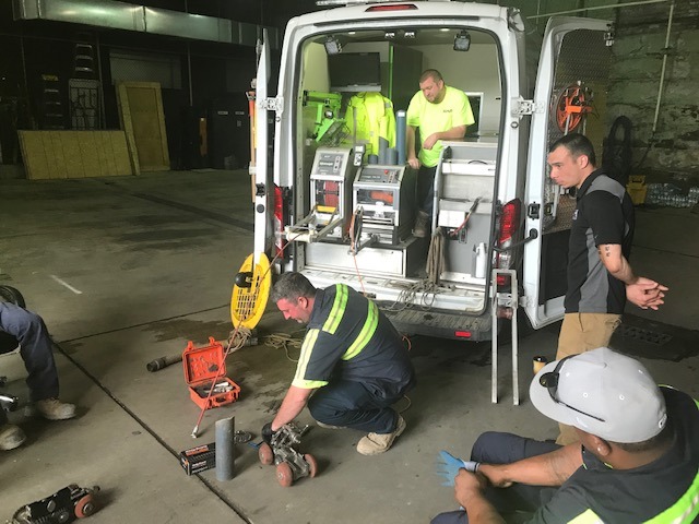 PITTSBURGH WATER WITH THEIR SEWER CAMERA AND WINCAN TRAINING LAST WEEK